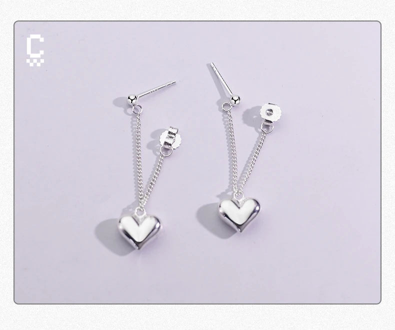 Geometric Heart-shaped Earrings For Women Girls Fashion Hollow Heart Hoop Earrings Jewelry Accessories