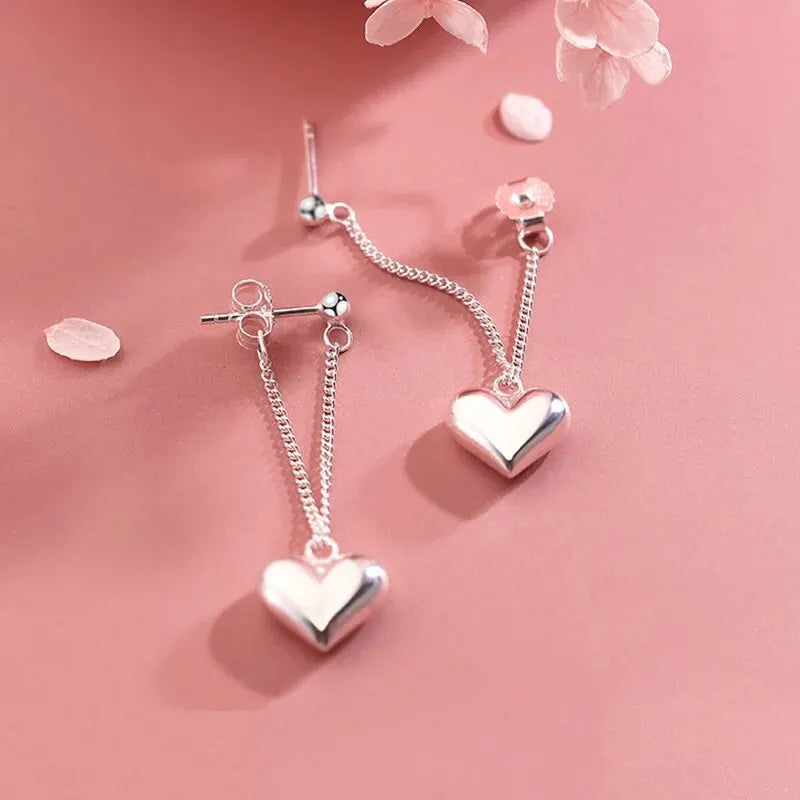 Geometric Heart-shaped Earrings For Women Girls Fashion Hollow Heart Hoop Earrings Jewelry Accessories