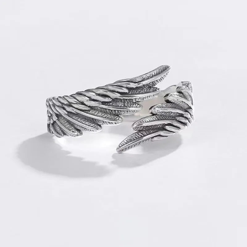 Adjustable Ring Archangel of Metatron Vintage Style For Women/Men Jewelry Gift Adjustable Stainless Steel Rings for Women/Men