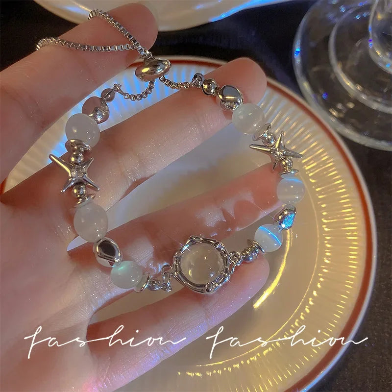 4Pcs Vintage Round Green Zircon Personality Snake Simple Metal Bracelet Set for Women Statement Open Cuff Bangles Party Jewelry