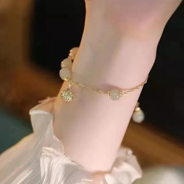 4Pcs Vintage Round Green Zircon Personality Snake Simple Metal Bracelet Set for Women Statement Open Cuff Bangles Party Jewelry