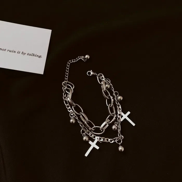 4Pcs Vintage Round Green Zircon Personality Snake Simple Metal Bracelet Set for Women Statement Open Cuff Bangles Party Jewelry